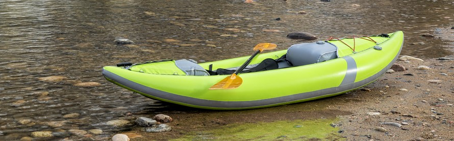 Descente ''La Gonflée'' dans la rivière du Gouffre en kayak gonflable