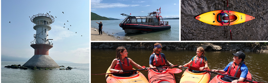 Explorez Baie-Saint-Paul d'une façon unique avec la descente de la rivière du Gouffre et l'excursion en bateau-mouche